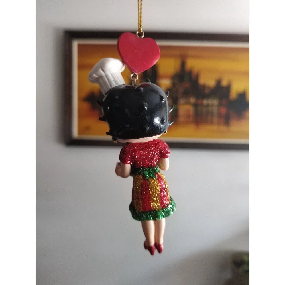 Danbury Mint The Betty Boop Glitter Ornaments ~4